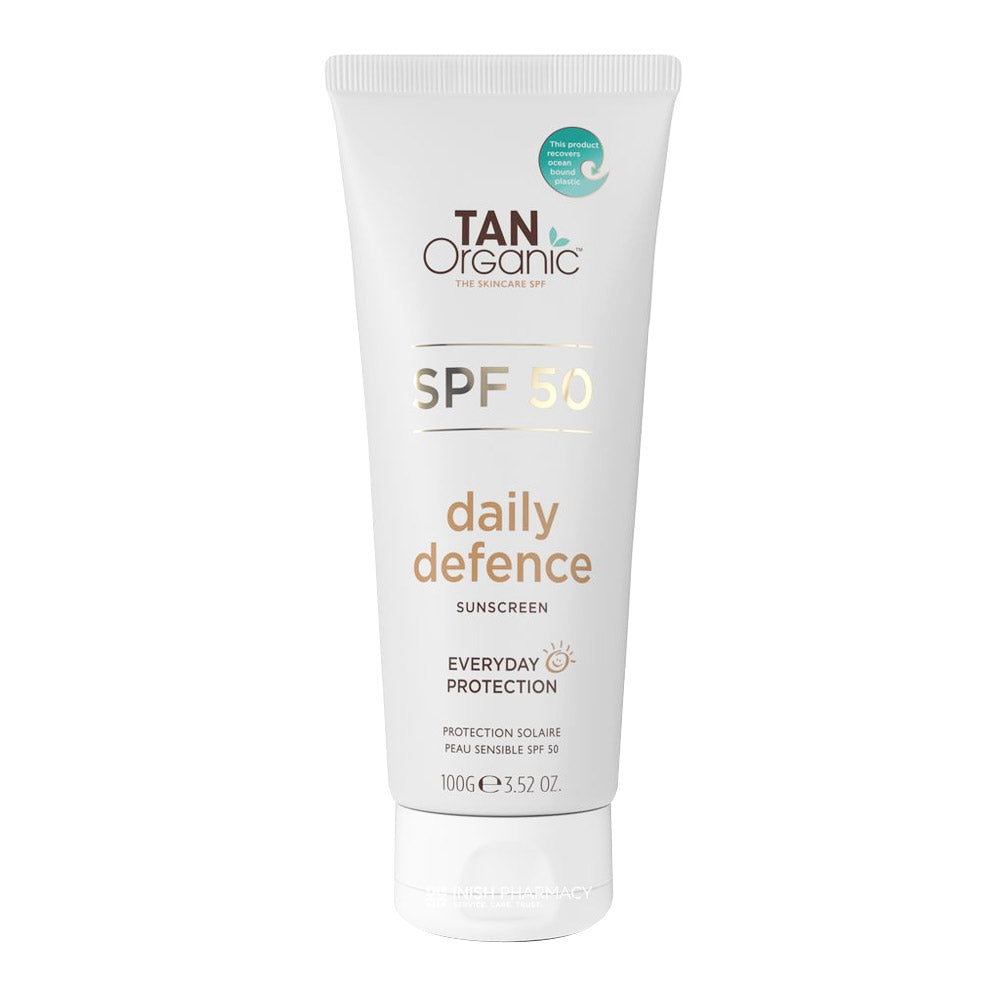 TanOrganic Daily Defence SPF50 Sunscreen 100g