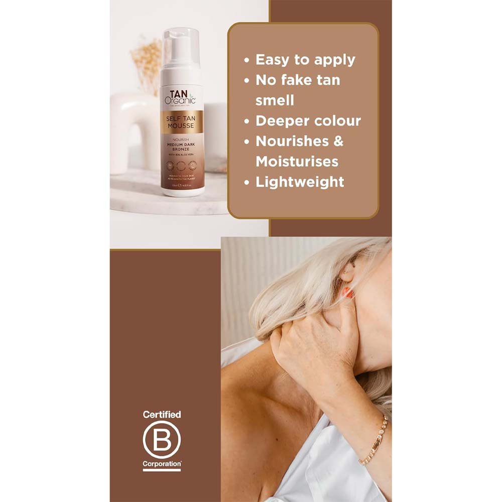 TanOrganic Self Tan Mousse 120ml