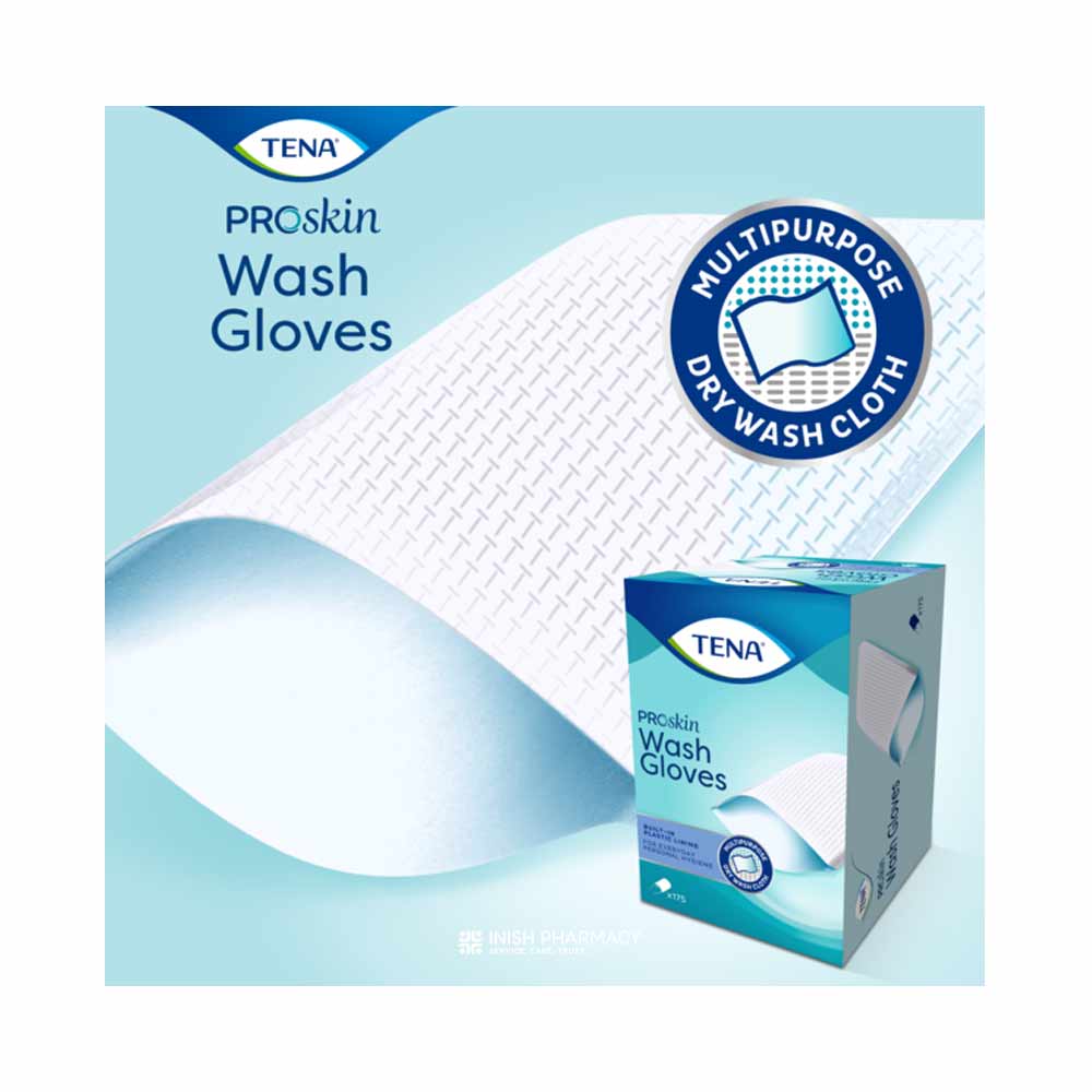 Tena Proskin Wash Gloves 175 Pack