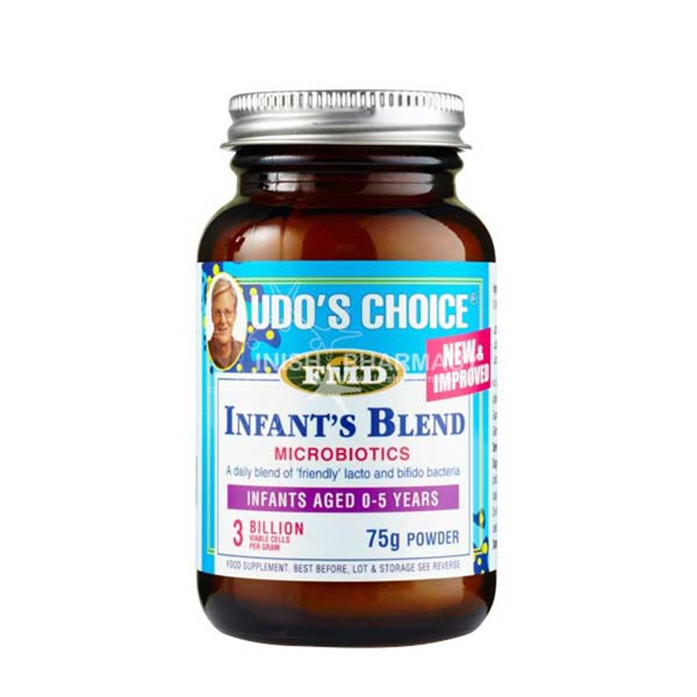Udos Choice Infant Blend Microbiotics 75g – to support a healthy digestive system