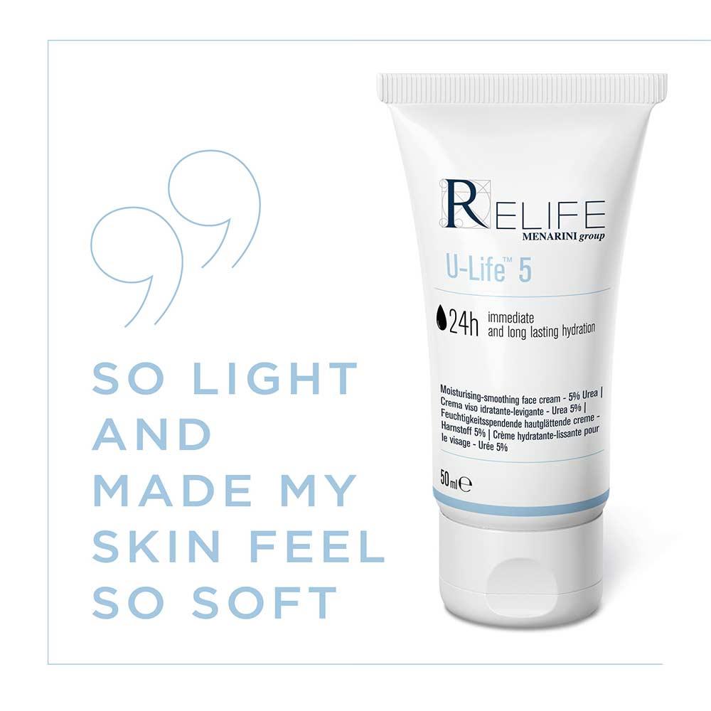 Relife U-Life 5 Moisturising-Smoothing Face Cream 50ml