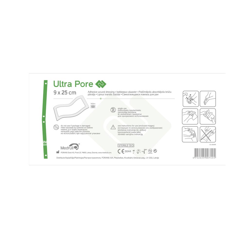 Medrull Adhesive Wound Dressing Ultra Pore