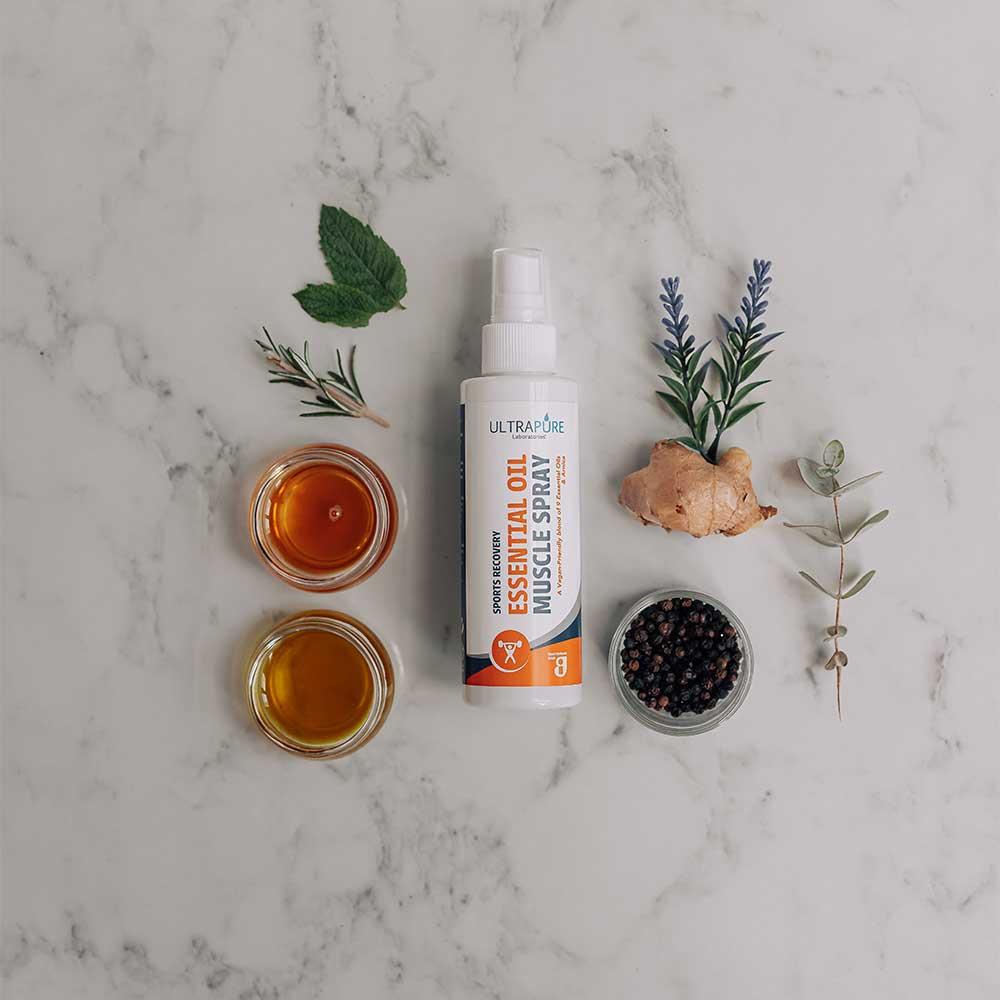 Ultrapure Sports Recovery Essential Oil Muscle Spray 150ml