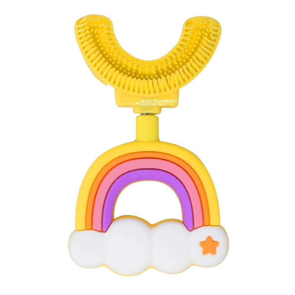 U-Shaped Kids Toothbrush 7-14 Years Pink