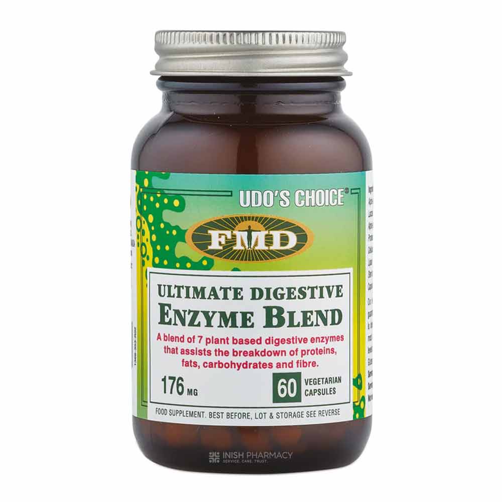Udos Choice Ultimate Digestive Enzyme Blend 90 Capsules – to support a healthy digestive system