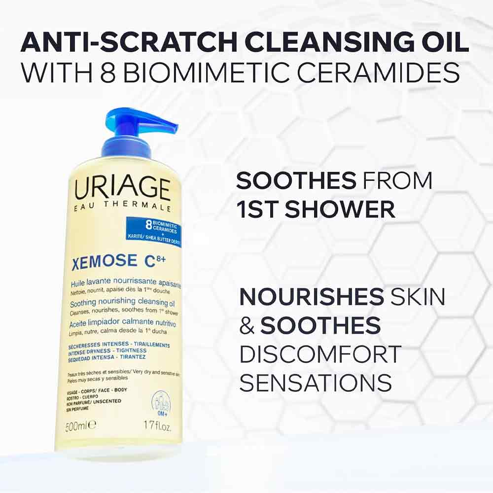 Uriage Xemose C 8+ Anti-itch Cleansing Soothing Oil 500ml