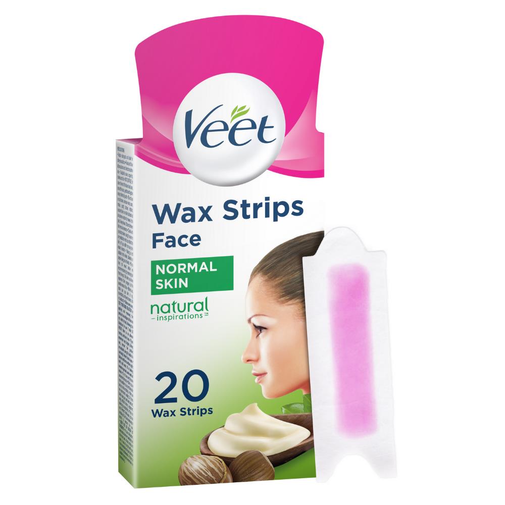 Veet Expert Face Wax Strips For Sensitive Skin 20 Pack
