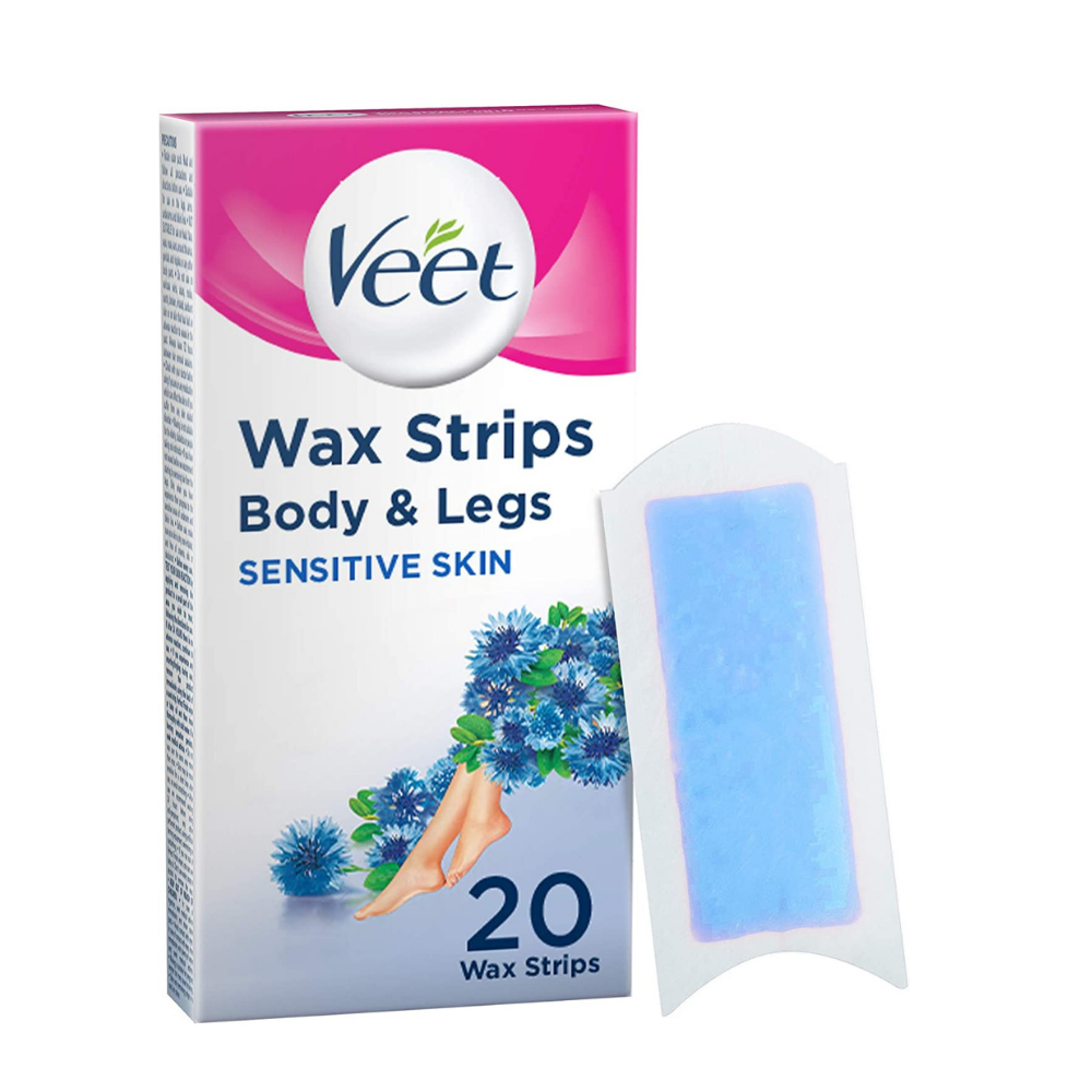 Veet Wax Strips For Sensitive Skin 20 Pack