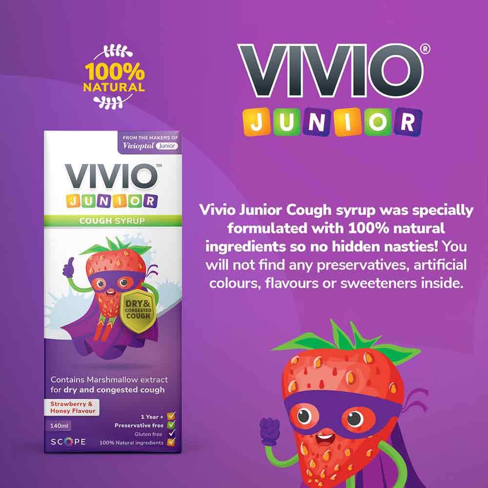 Vivio Junior Cough Syrup 140ml