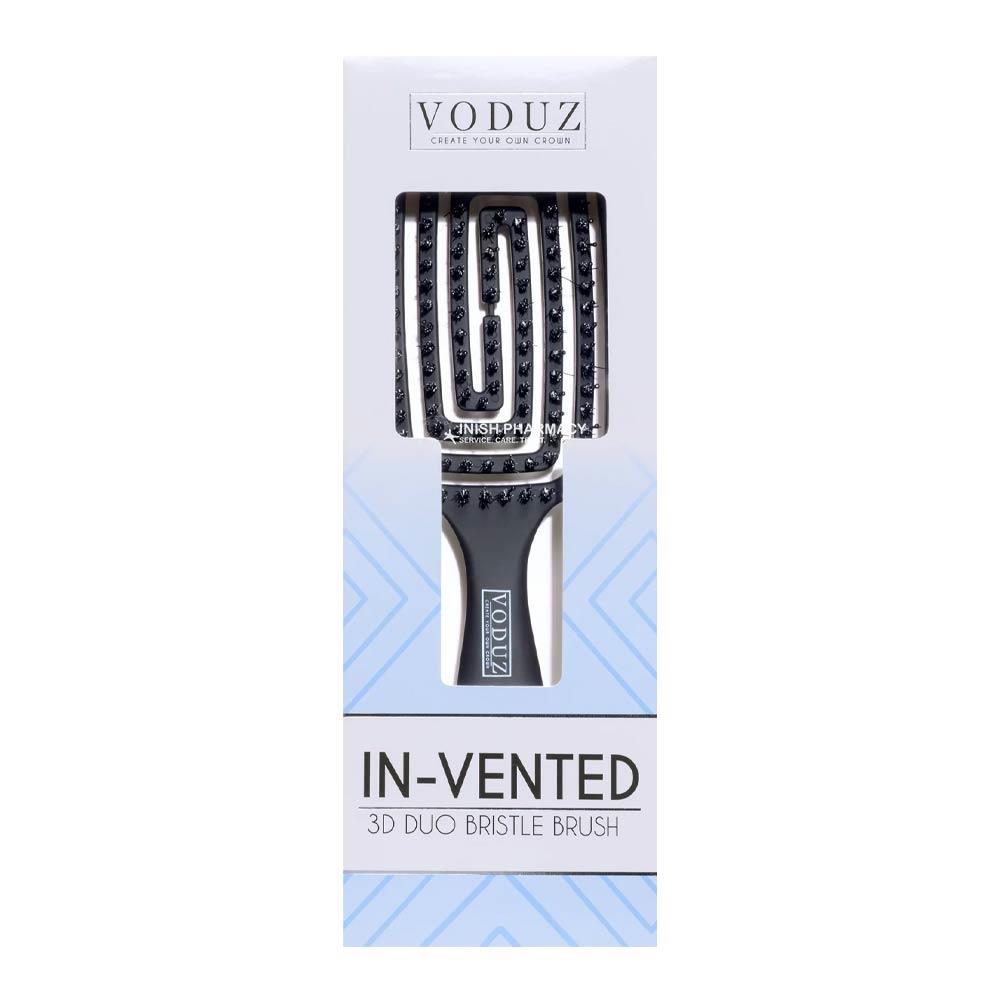 Voduz Invented Duo Bristle Flat Brush – for healthy, well-nourished hair