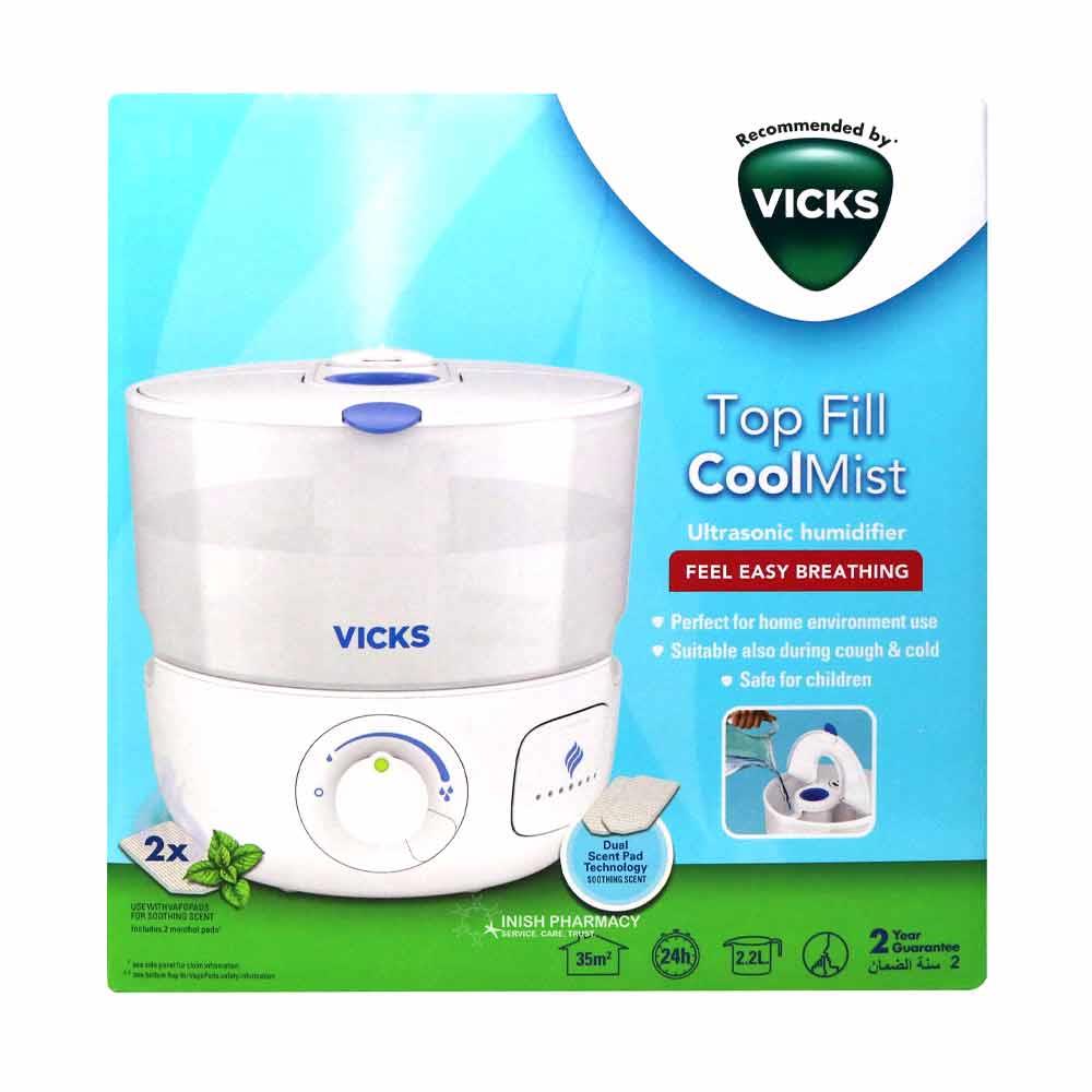 Vicks Top Fill Coolmist Ultrasonic Humidifier