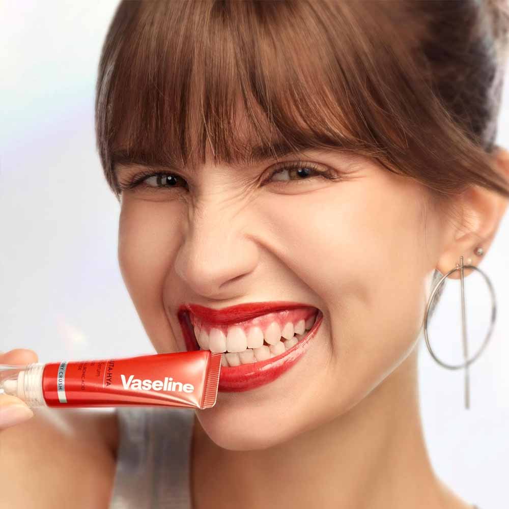 Vaseline GLUTA-HYA Serum Gloss Tinted Lip Care Cherry Crush 10ml