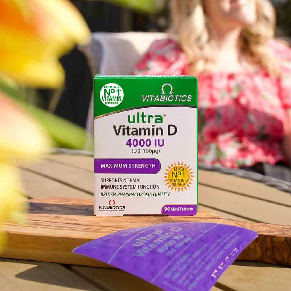 Vitabiotics Ultra Vitamin D3 4000iu MaxImum Strength 96 Pack