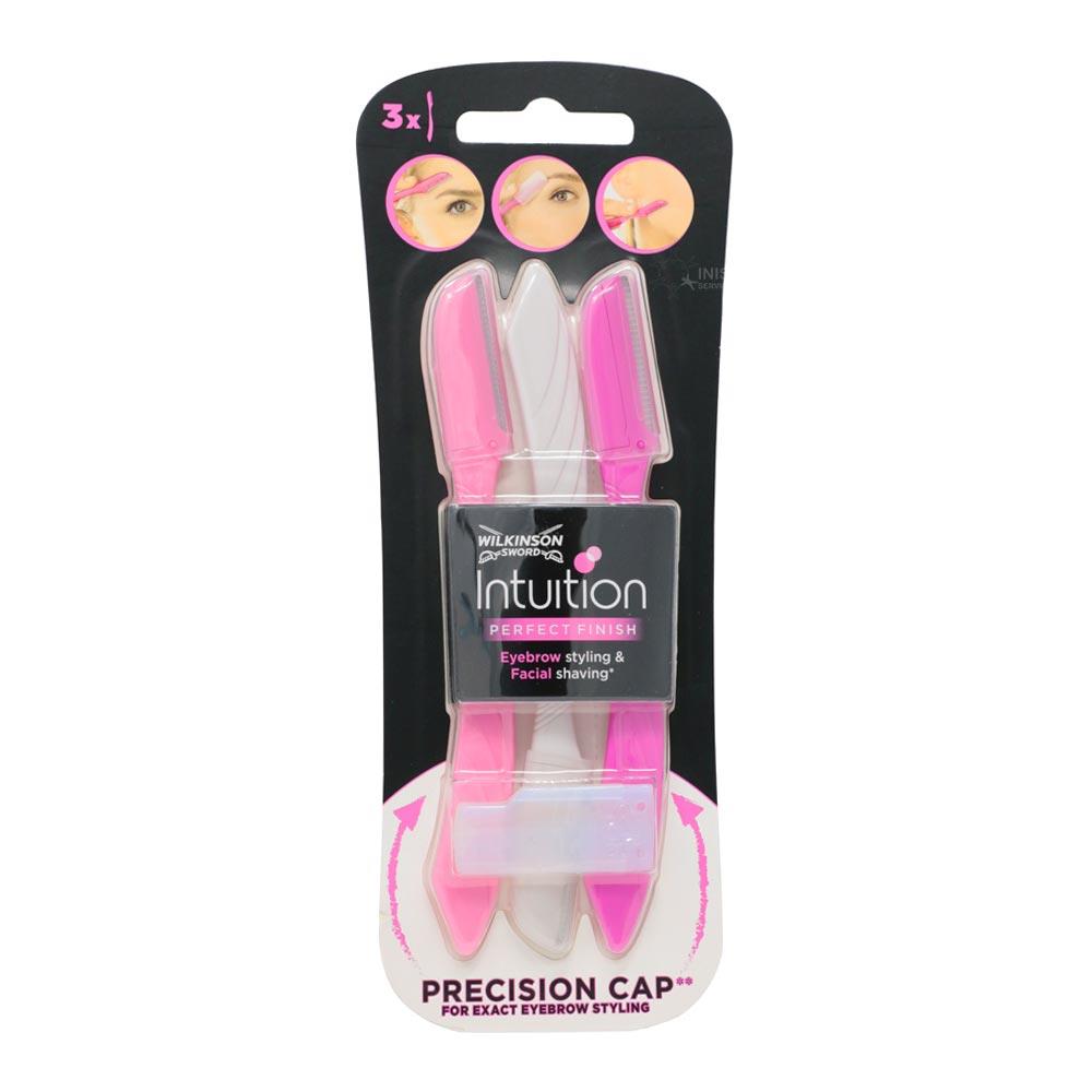 Wilkinson Sword Perfect Finish Eyebrow Styling & Facial Shaving Razors 3 Pack