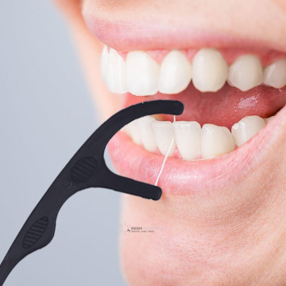 Spotlight Oral Care Floss Picks For Whitening Teeth 50 Pack