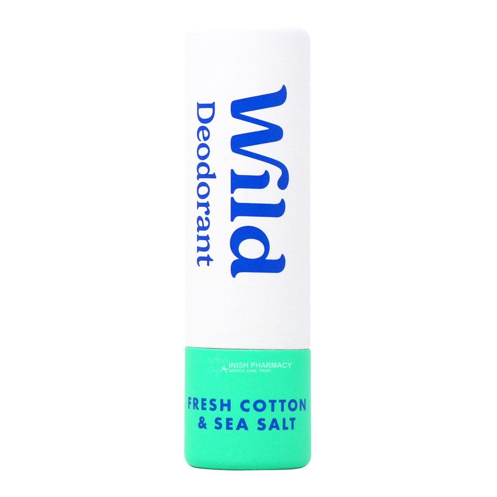Wild Natural Deodorant Mini Fresh Cotton & Sea Salt