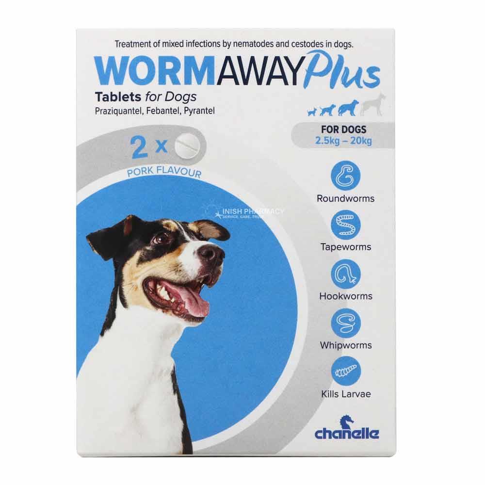 Wormaway Plus Tablets for Small Dogs 2 Pack
