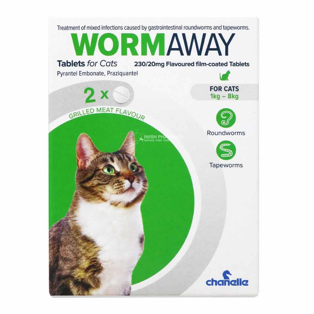 Wormaway Tablets for Cats 2 Pack