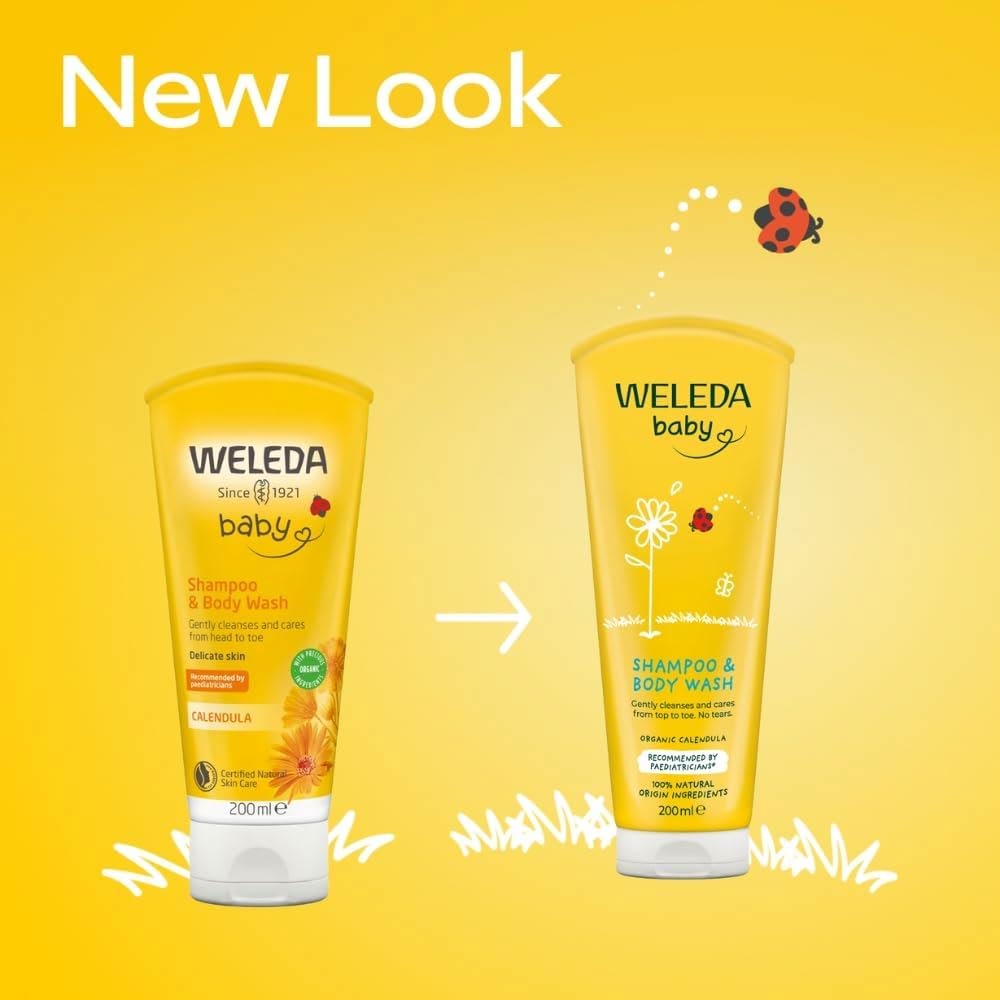 Weleda Baby Calendula Shampoo & Body Wash 200ml