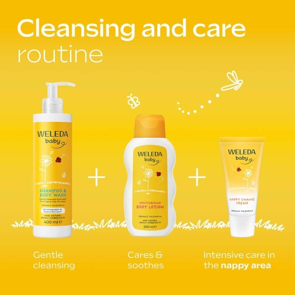 Weleda Baby Calendula Shampoo & Body Wash 200ml