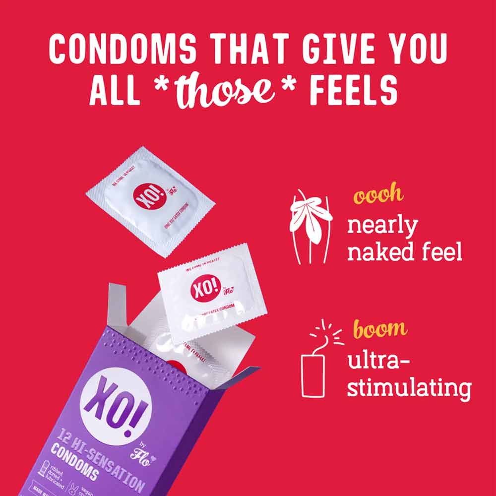XO! Condoms Ultra Thin Lubricated Condoms