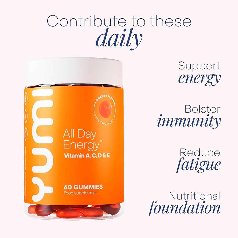 Yumi All Day Energy 60 Gummies