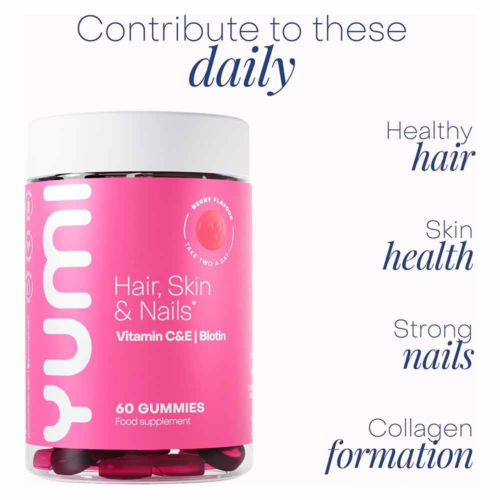 Yumi Hair Skin Nails 60 Gummies