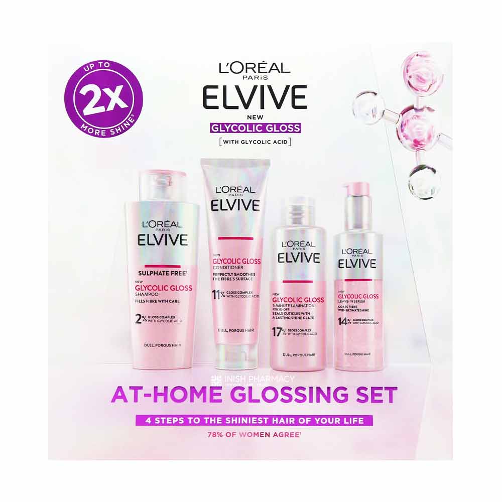 L'Oreal Paris Elvive At-Home Glossing Set