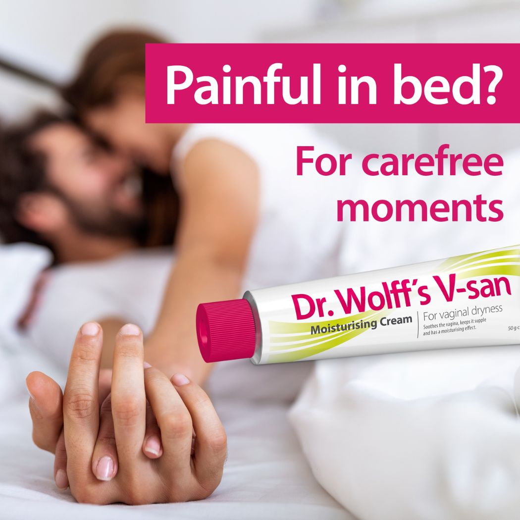 Dr Wolff's V-San Moisturising Cream For Vaginal Dryness 50g