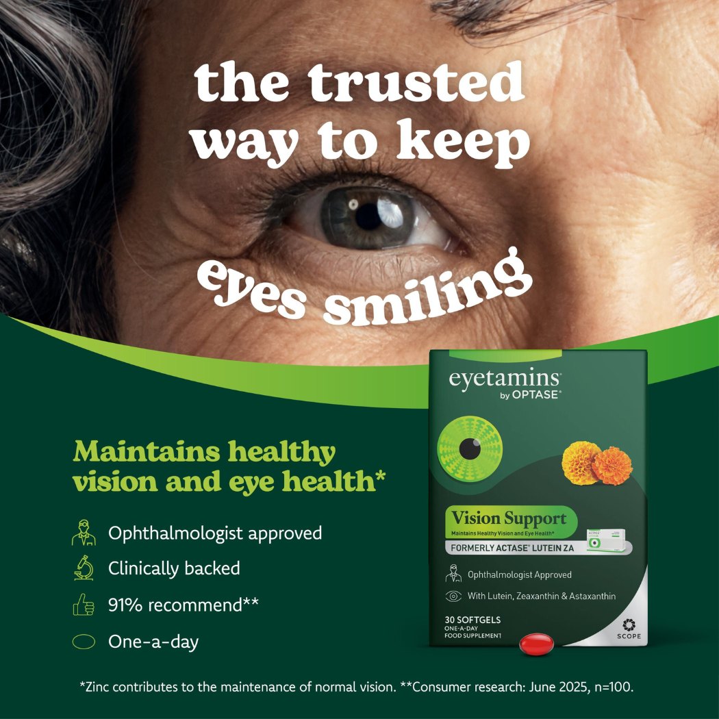 Optase Eyetamins Vision Support 30 Softgels