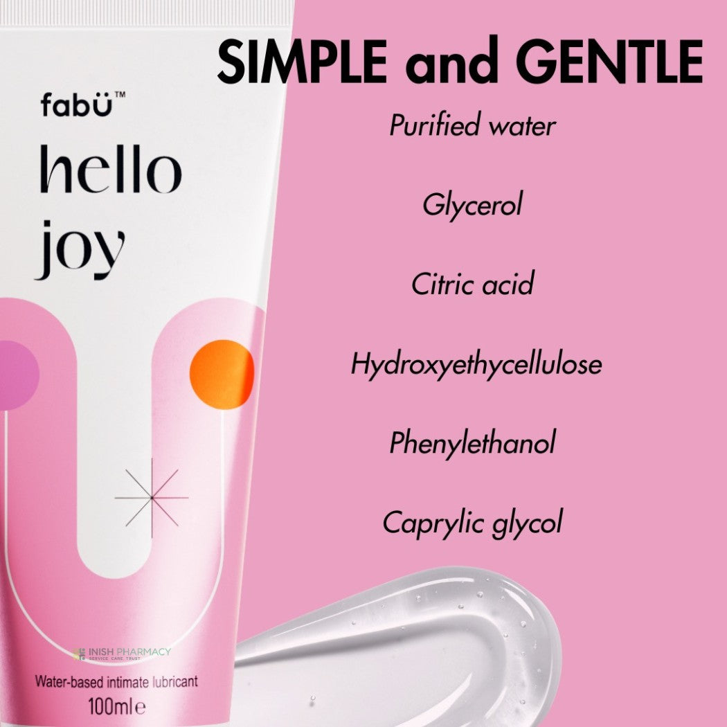 FabU Hello Joy Water Based Intimate Lubricant 100ml