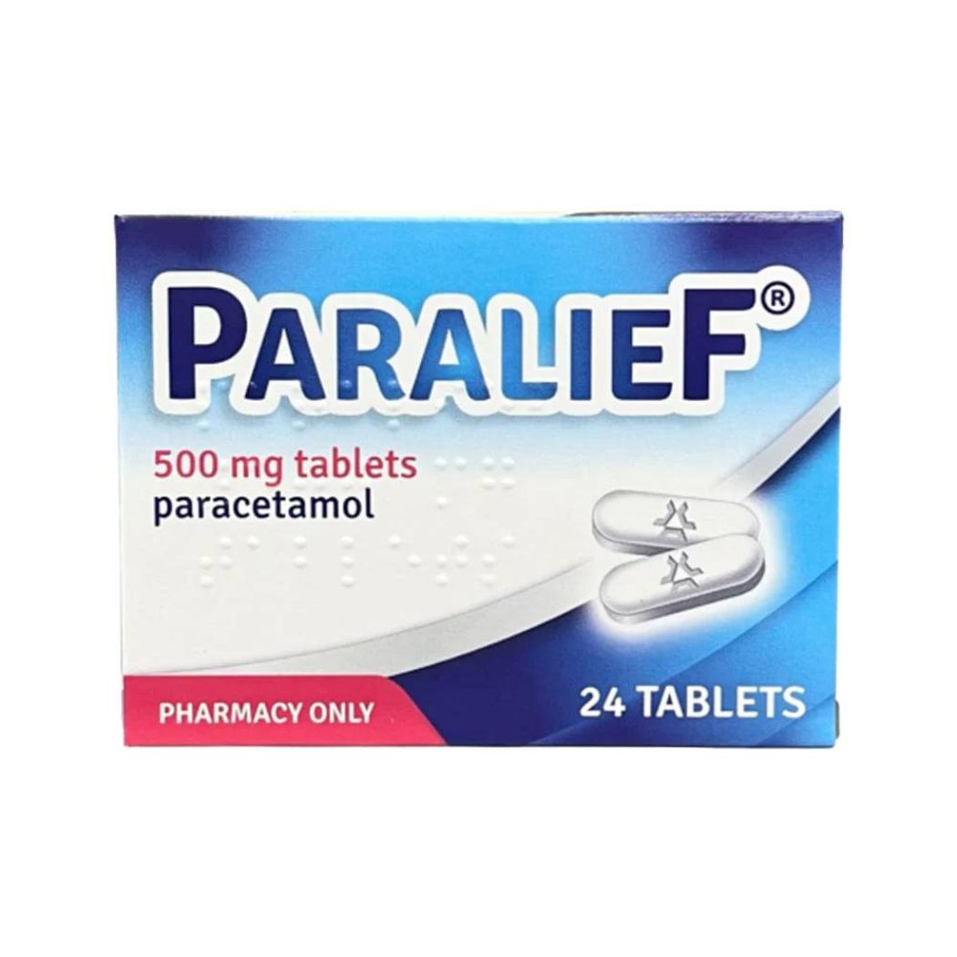 Paralief Paracetamol 500mg Tablets 24 Pack – provides effective pain relief