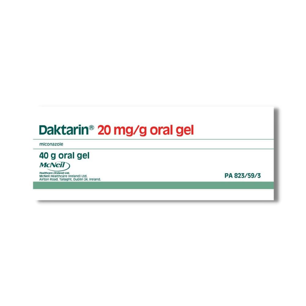 daktarin oral gel is used to treat oral thrush