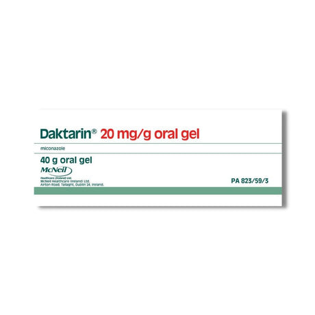 daktarin oral gel is used to treat oral thrush