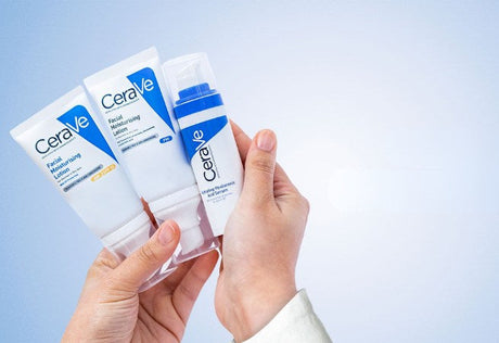 cerave facial moisturiser and cleanser range
