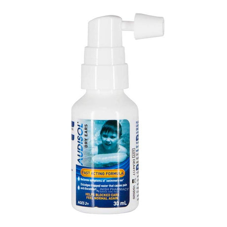 Audisol Dry Ears Spray 30ml – for gentle ear care and hygiene
