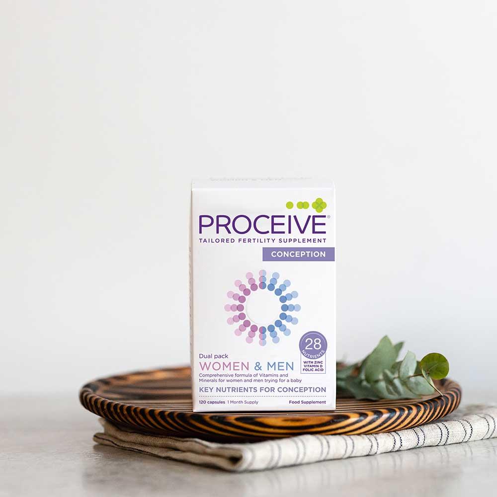 Proceive Women & Men Dual Pack Advanced Fertility Supplement 120 Capsules