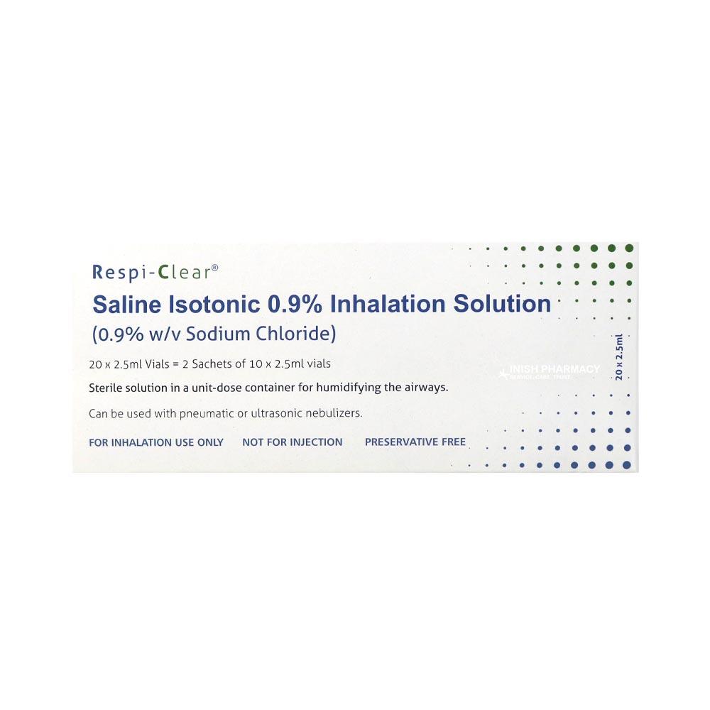 Respi-Clear Saline Isotonic 0.9% Nebuliser Solution