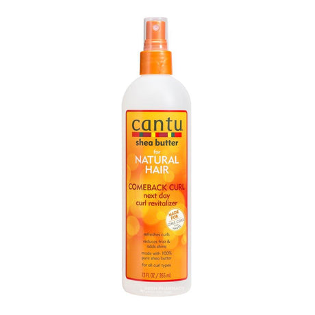 Cantu Shea Butter Comeback Curl Next Day Curl Revitalizer 355ml – with shea butter for intense moisture and repair