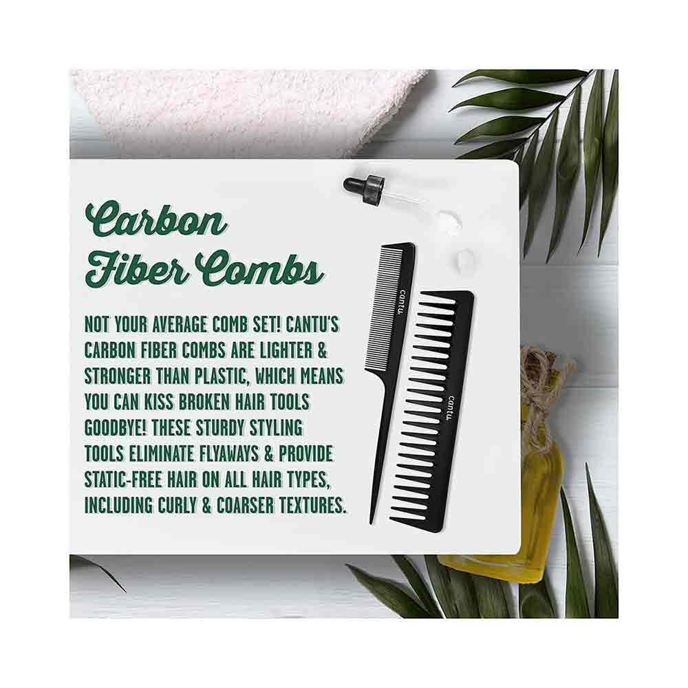 Cantu Carbon Fibre Comb Set