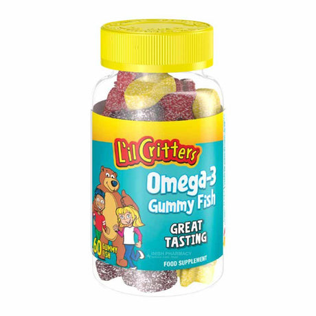 L'il Critters Omega-3 Gummy Fish 60 Pack – omega-3 fatty acids to support heart and brain health