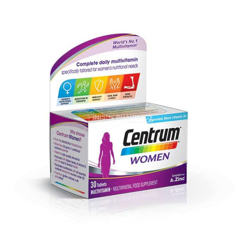 Centrum Women Multivitamins 30 Pack – a daily multivitamin for complete nutritional support