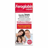 Vitabiotics Feroglobin Liquid Gentle Iron Minerals B Vitamins For Tiredness & Fatigue 200ml