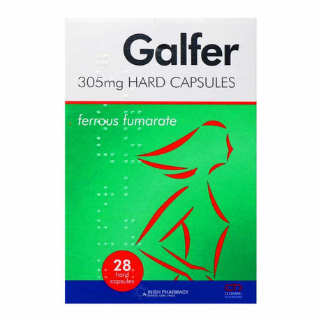 Galfer 305mg Hard Capsules 28 Pack – vitamins and minerals to support energy and wellbeing