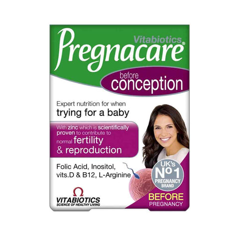 Vitabiotics Pregnacare Before Conception 30 Pack – with key nutrients to prepare for pregnancy
