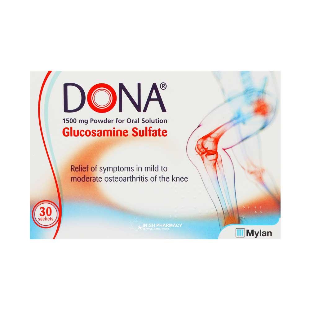 DONA Glucosamine Sulfate 1500mg Sachets 30 Pack