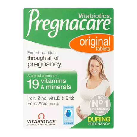 Vitabiotics Pregnacare Original 30 Pack – for everyday women's health and wellbeing