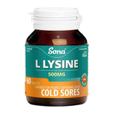 Sona L-Lysine 500mg 60 Tablets – L-lysine to support immune health and collagen production