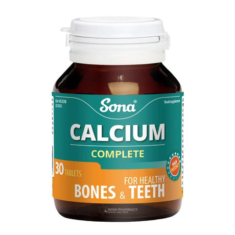Sona Calcium Complete 30 Tablets – calcium for strong bones and healthy teeth
