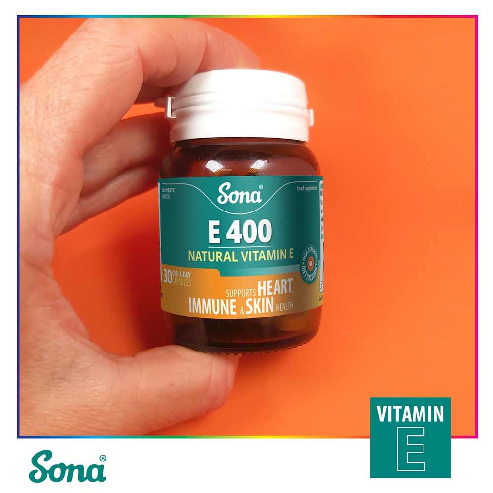 Sona E400 Vitamin E 30 Capsules
